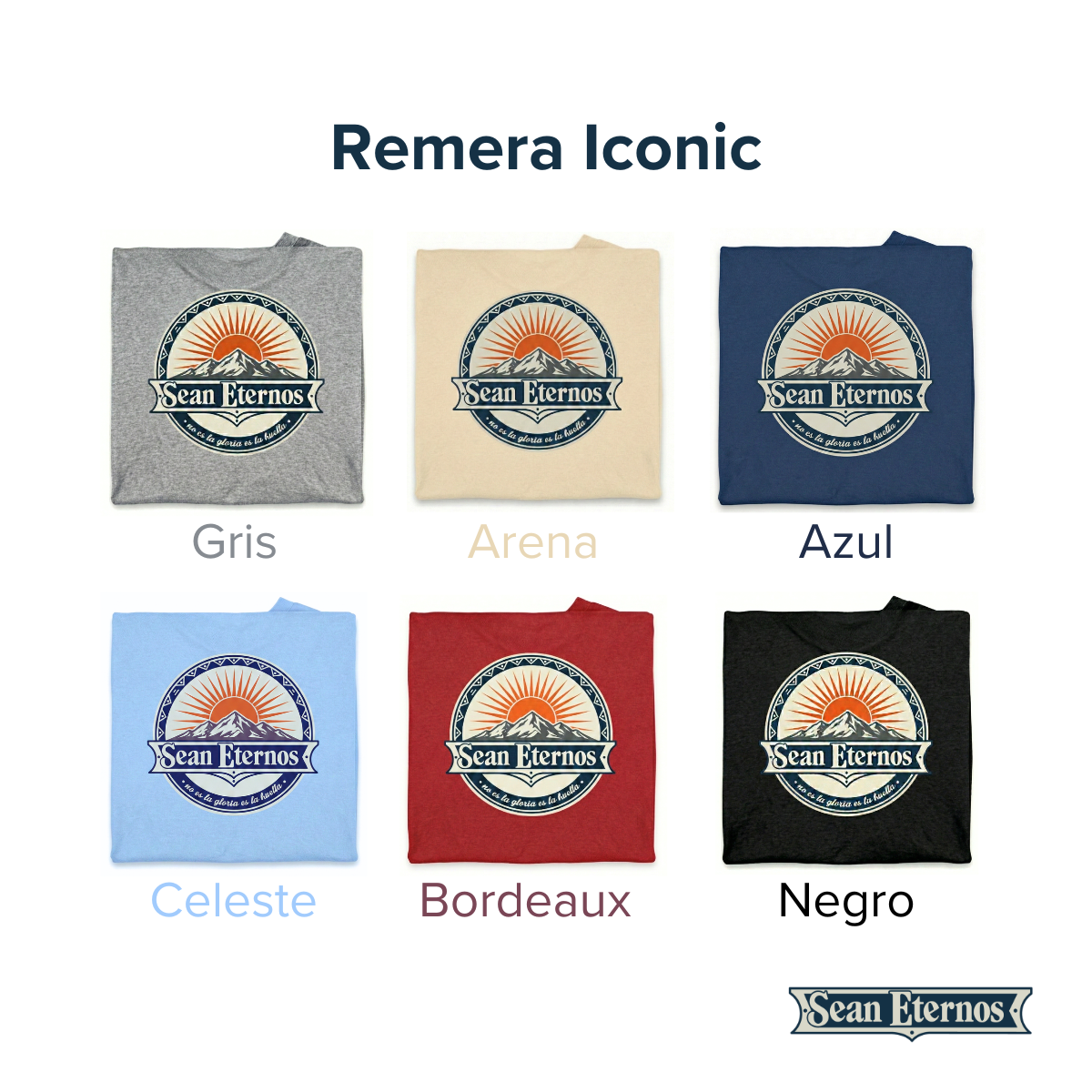 Remera Iconic - Variedad de Colores